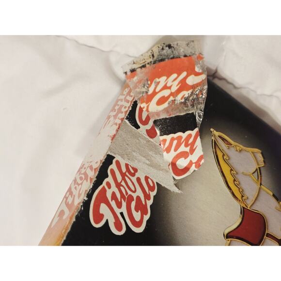 Tiffany Style Stained Glass Glo Candle, Stand & Box * 13 cm XMAS ROCKING HORSE * - Picture 7 of 7